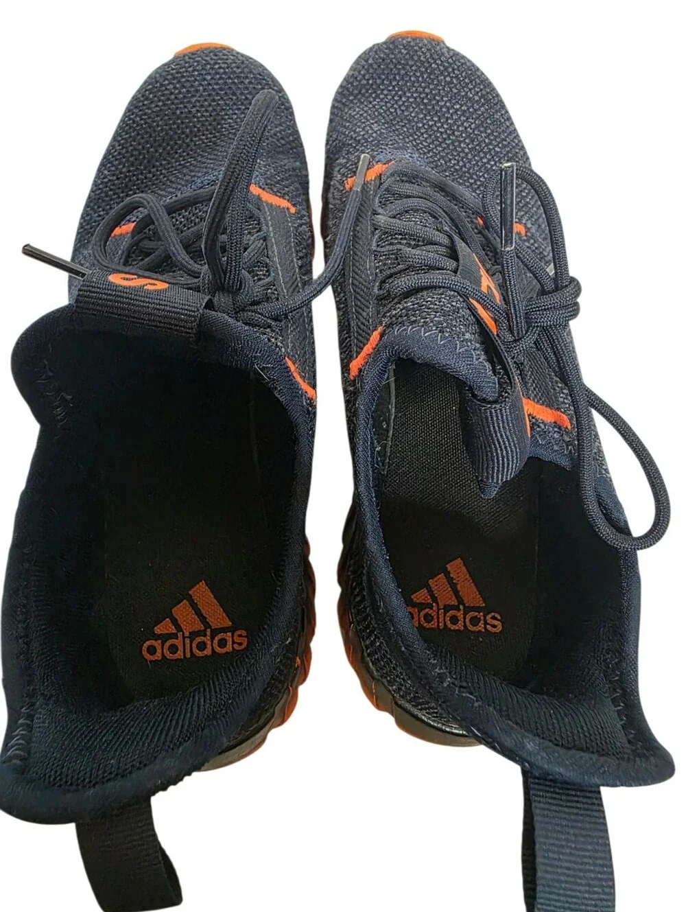 Adidas FortaRun Unisex Kids Athletic Sneakers Black/Orange US 7